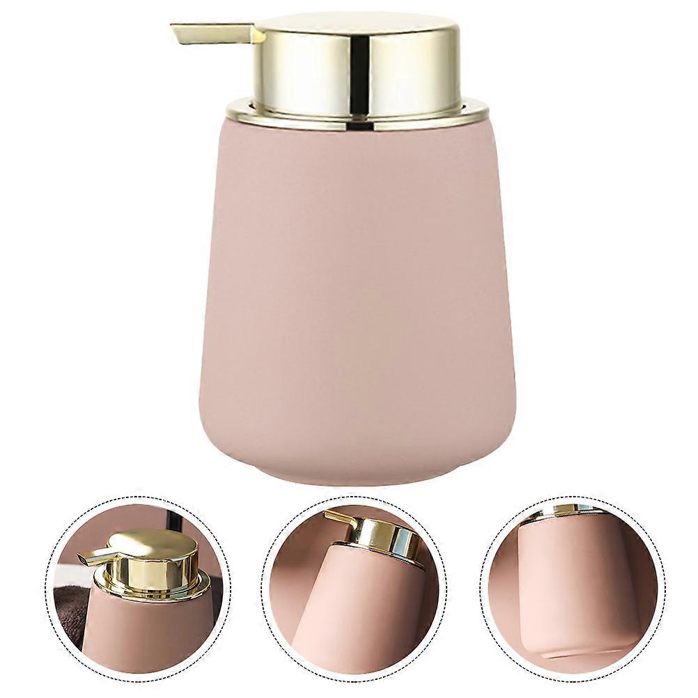1Pcs Push Type Lotion Dispenser Bottle Pink Home Use