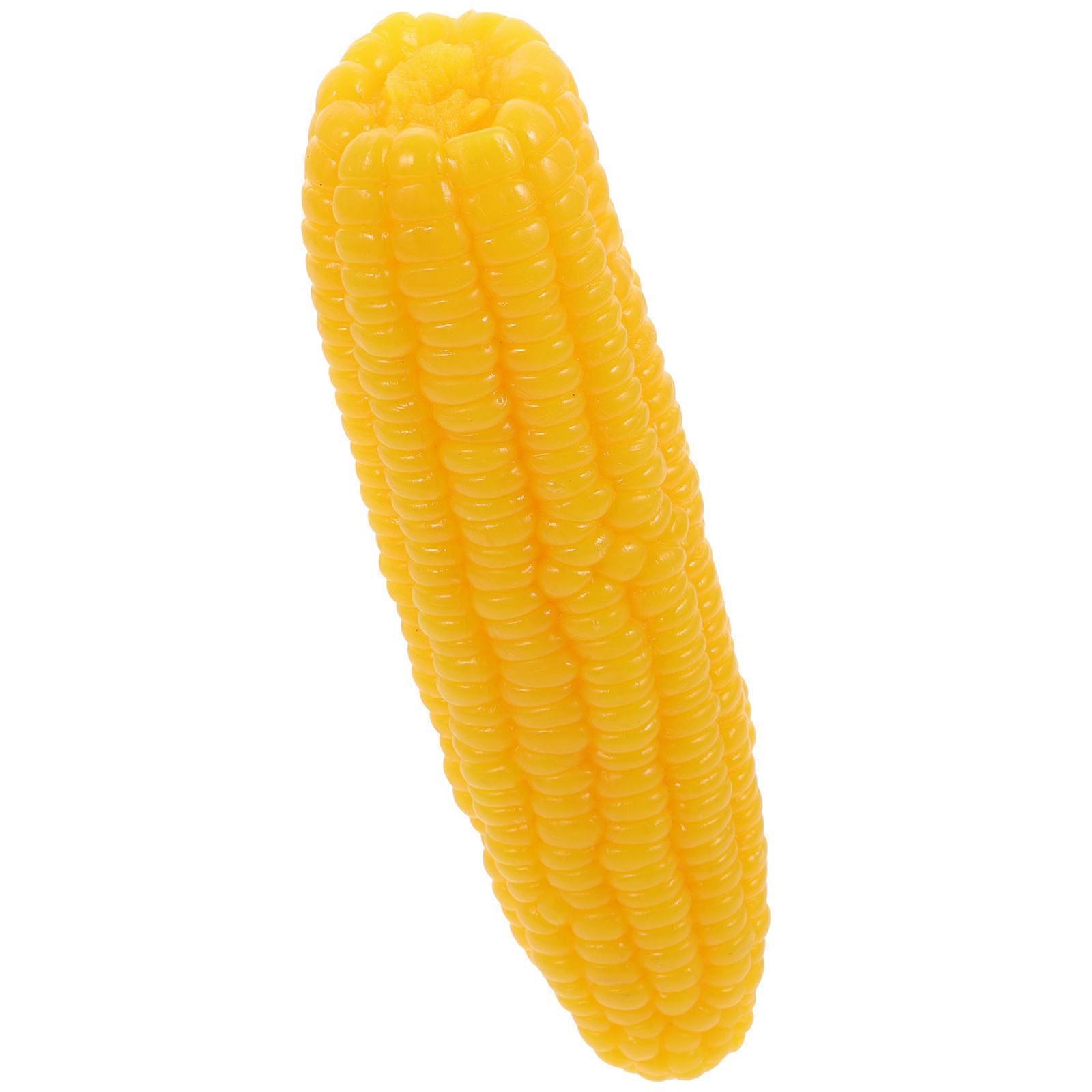Artificial Corn Ornament for Decoration Realistic Yellow Vegetable Decor