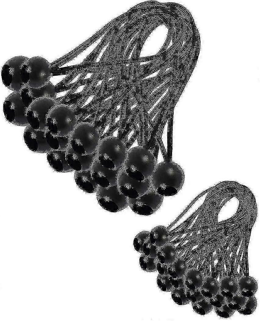 30 Stück Elastikspanner, Planenspanner, Elastik Bungee, Elastikspanner