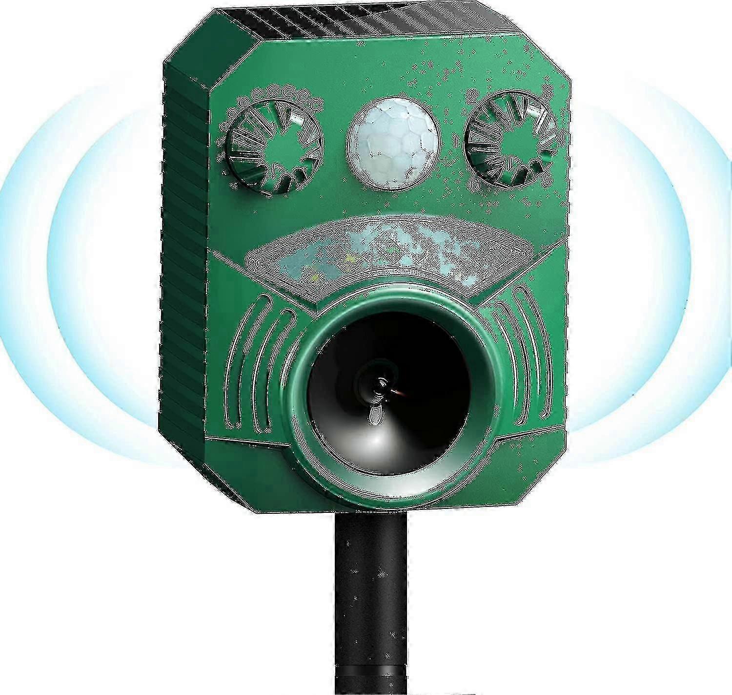 Ultrasonic Cat Repeller Solar Powered And Usb Charging, Waterproof