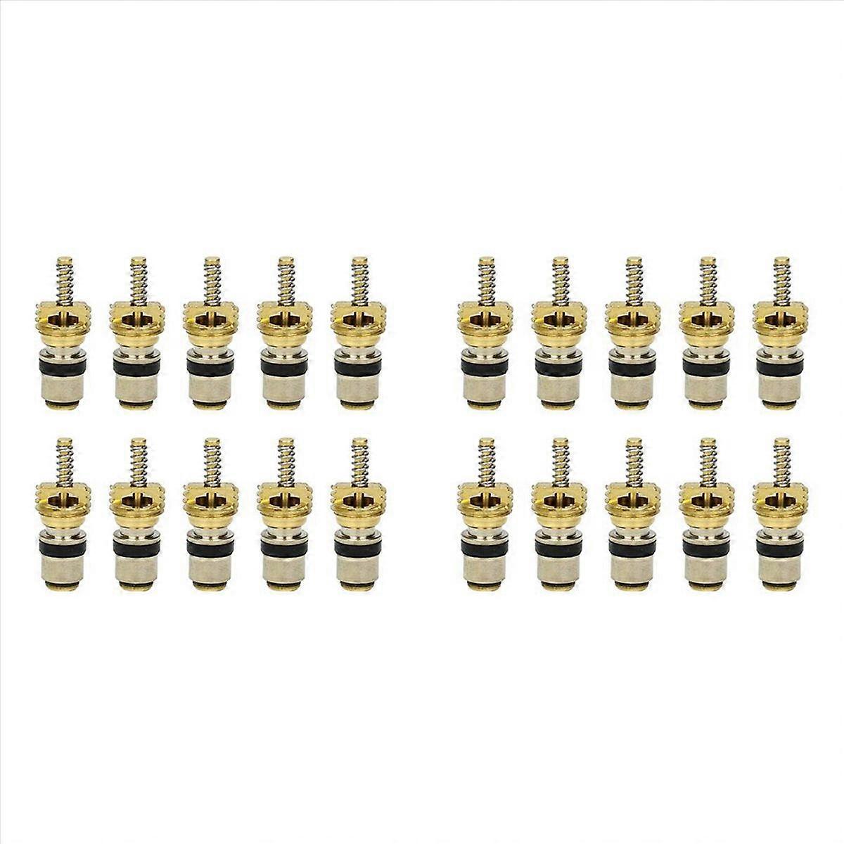 20pc Air Conditioning Charge Cold Medium Interface Valve Core for Elysee Beverly