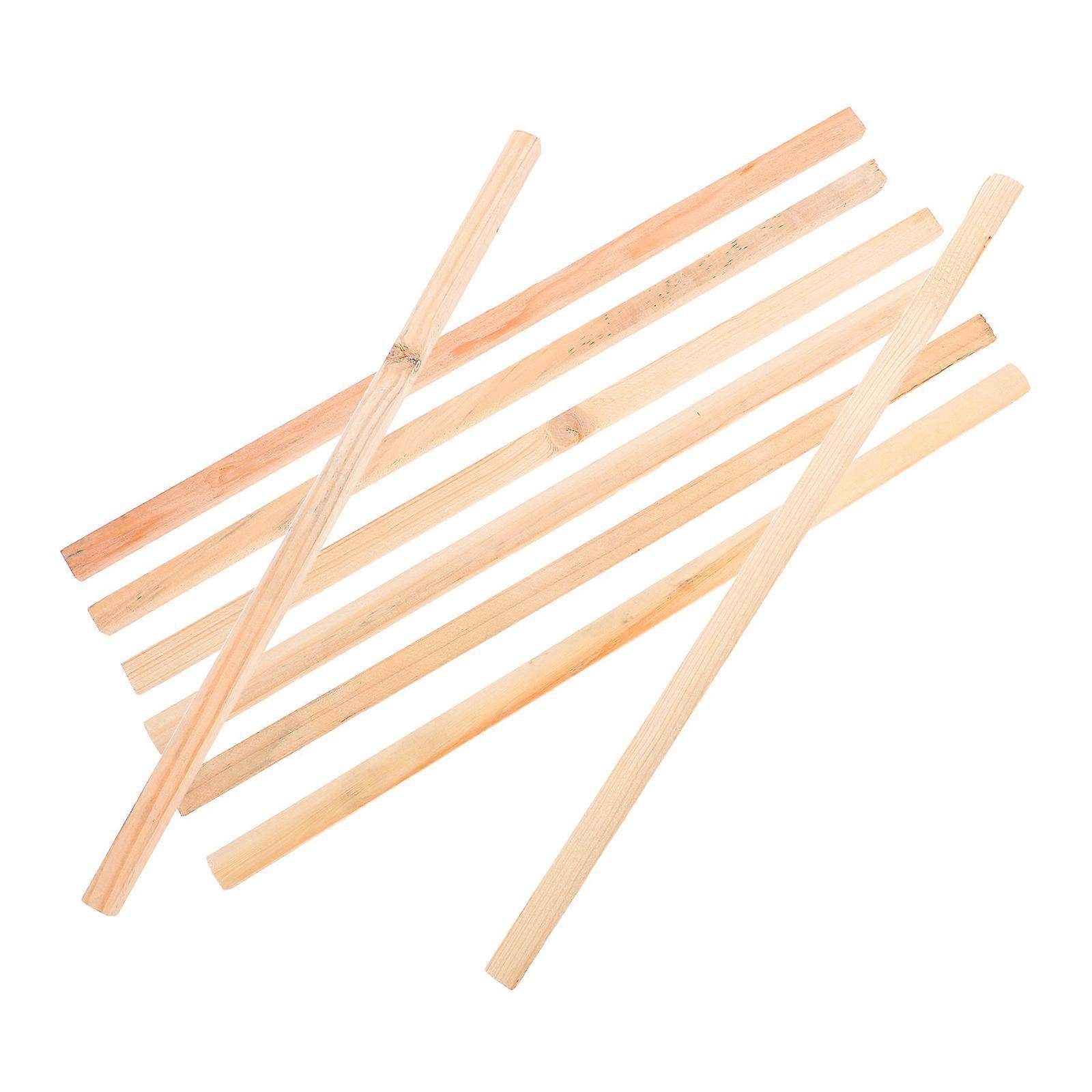 Woodcraft Sticks Scroll Mounting for Artwork Hanging 24Pcs Wooden Rods