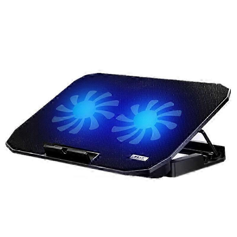ICE COOREL N106 Laptop Base Adjustment Radiator Dual-Fan Notebook Cooling Bracket, Colour: Luxury Version (Knight Dark)