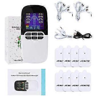 Rechargeable TENS Unit Digital Machine Physiotherapy Body Neck Massage