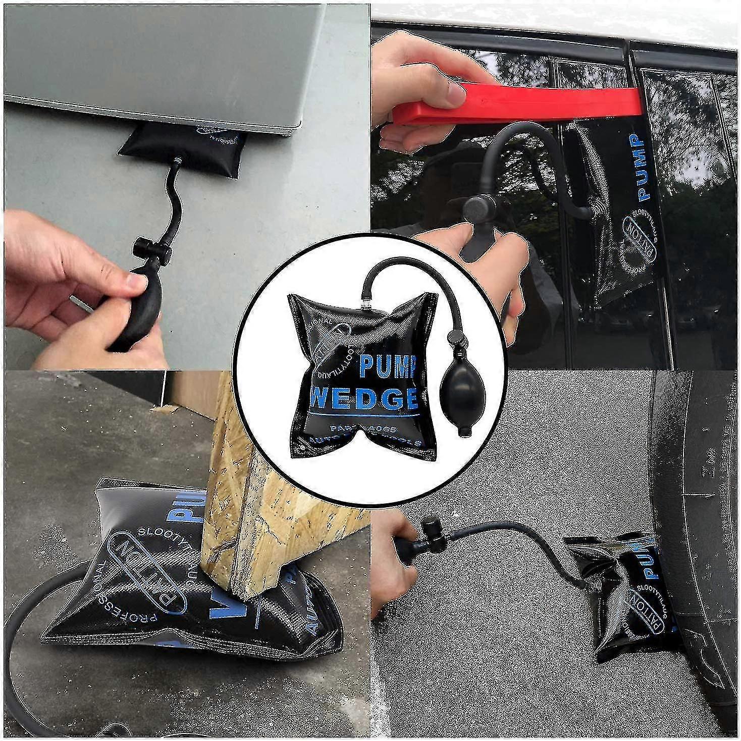 2pcs Car Air Wedge Pump Kit,air Wedge Bag Leveling Kit/ Alignment Tool