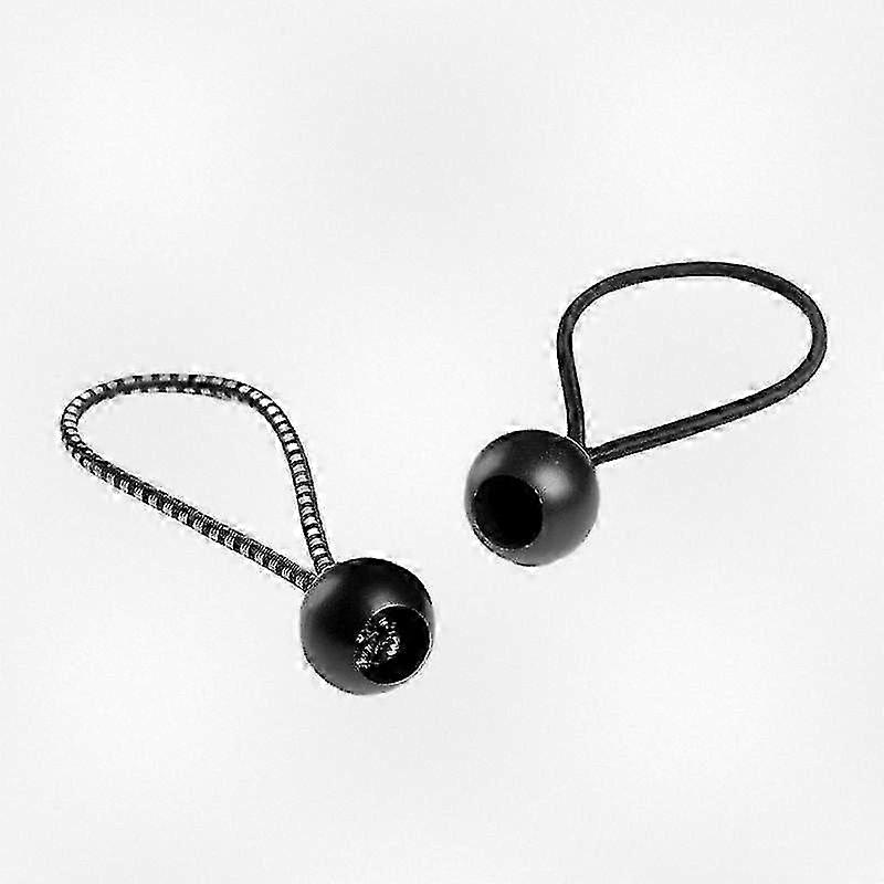 Elastic Rope Binding for Outdoor Canopy with Ball-Shaped Rubber Band and Tent Clip, Fixed Ball Clip Set of 10 Pieces