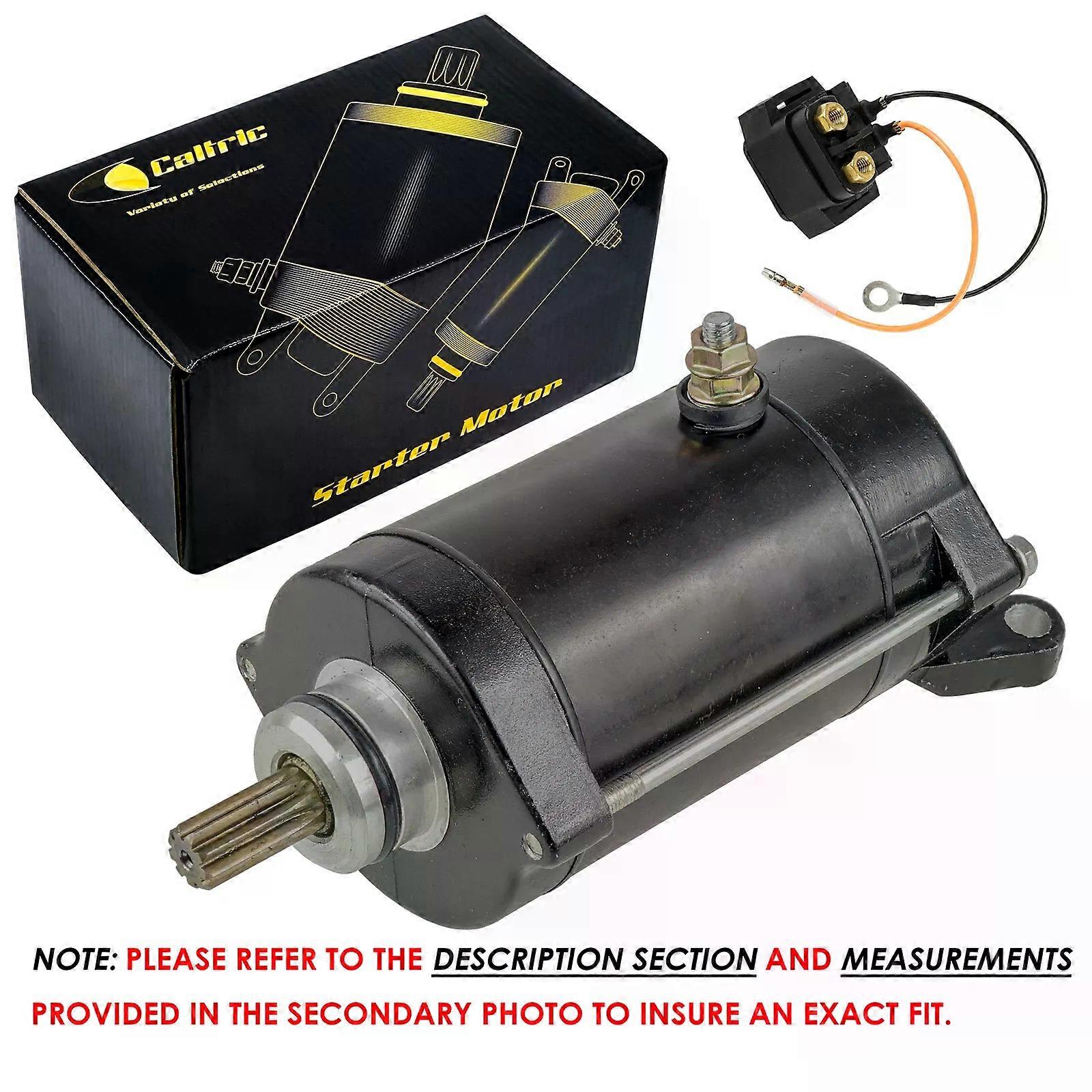 Starter & Solenoid Relay for Yamaha 800 XLT800 2002 2003 2004 Jet Ski New NO.75962