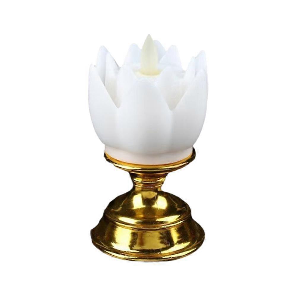 Simulert LED elektronisk stearinlys, omgivelseslys i plast