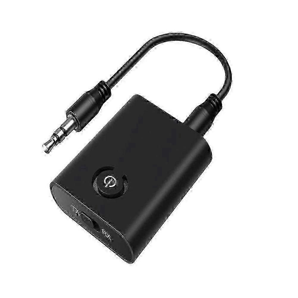 2-in-1 Wireless BT 5.0 Audio Adapter: 3.5mm Jack Transmitter Receiver for Audio Devices