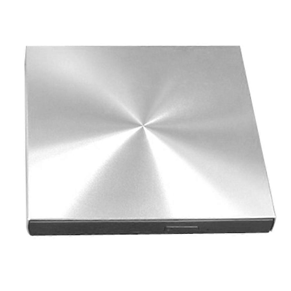 USB 3.0 External DVD/CD Drive Writer Burner for Desktop Laptop Silver