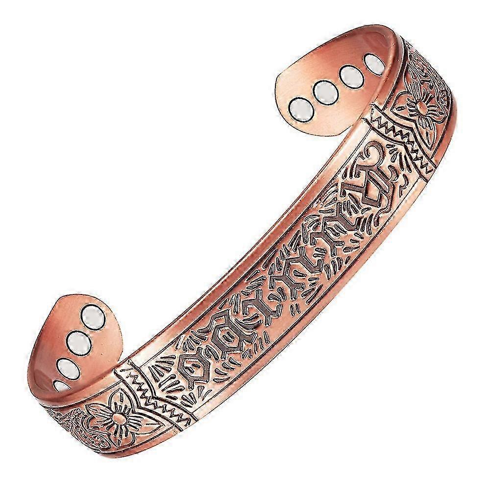 Justerbart koppararmband för kvinnor