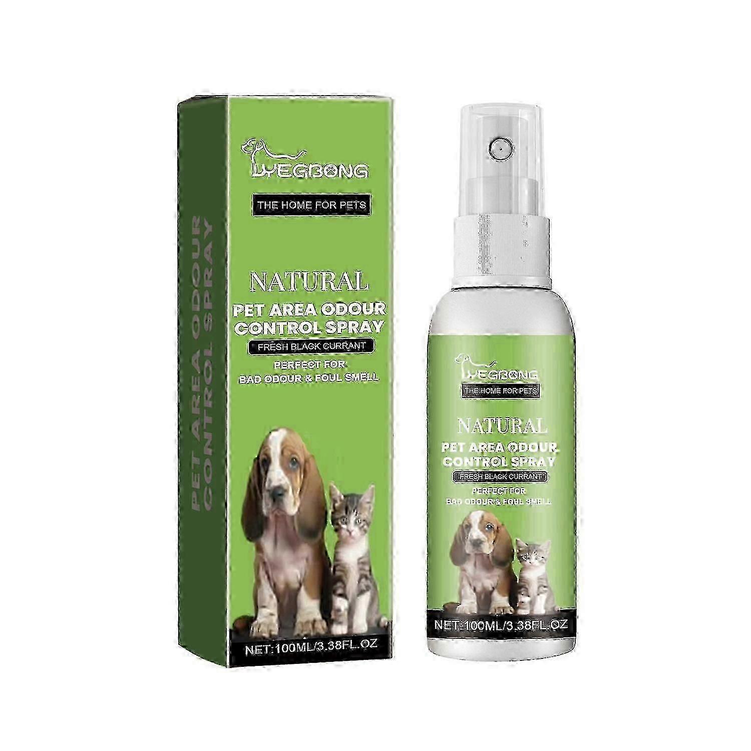 Yegbongペット臭気スプレー、屋内ペットエリア臭気クリーニングと香り持続ガーディアンさわやか