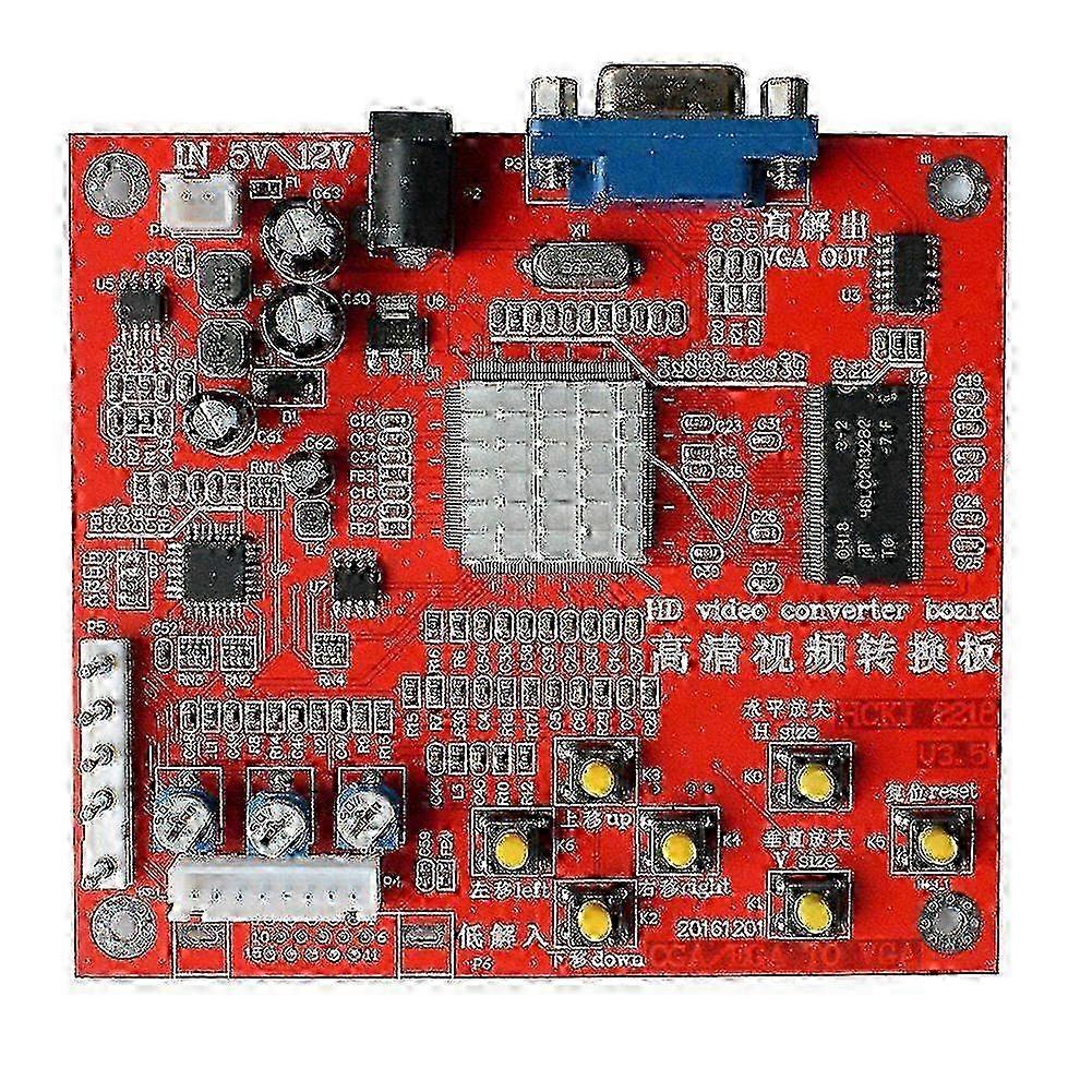 Arcade Game CGA to VGA Converter Video Game Converter Board RGBS/CGA to VGA HD RGB to VGA Converterred SZRH A-M