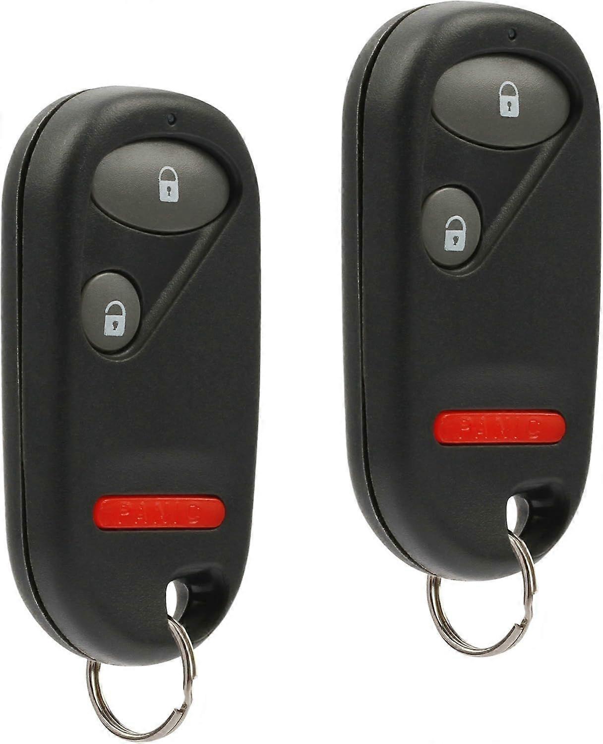 Keyless Entry Remote Key for Honda CR-V Civic SI Element (OUCG8D-344H-A), Set of 2
