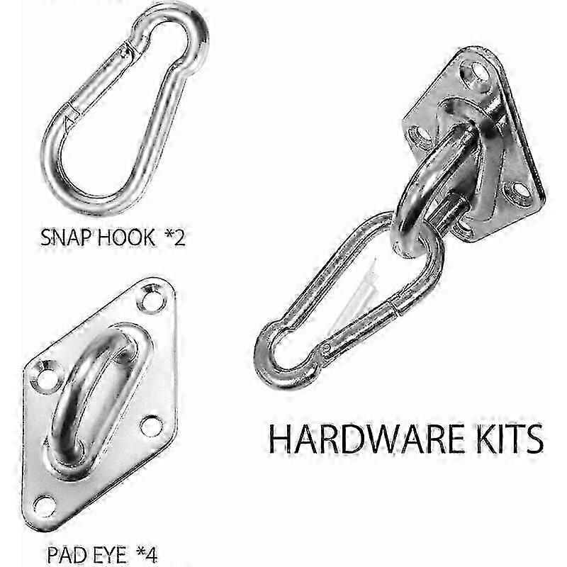 Shade Sail Fixing Kit - 304 Stainless Steel Hardware Fixing Accessories Kit for Shade Sail, Triangular Shade Cloth, Square WHWY 2025