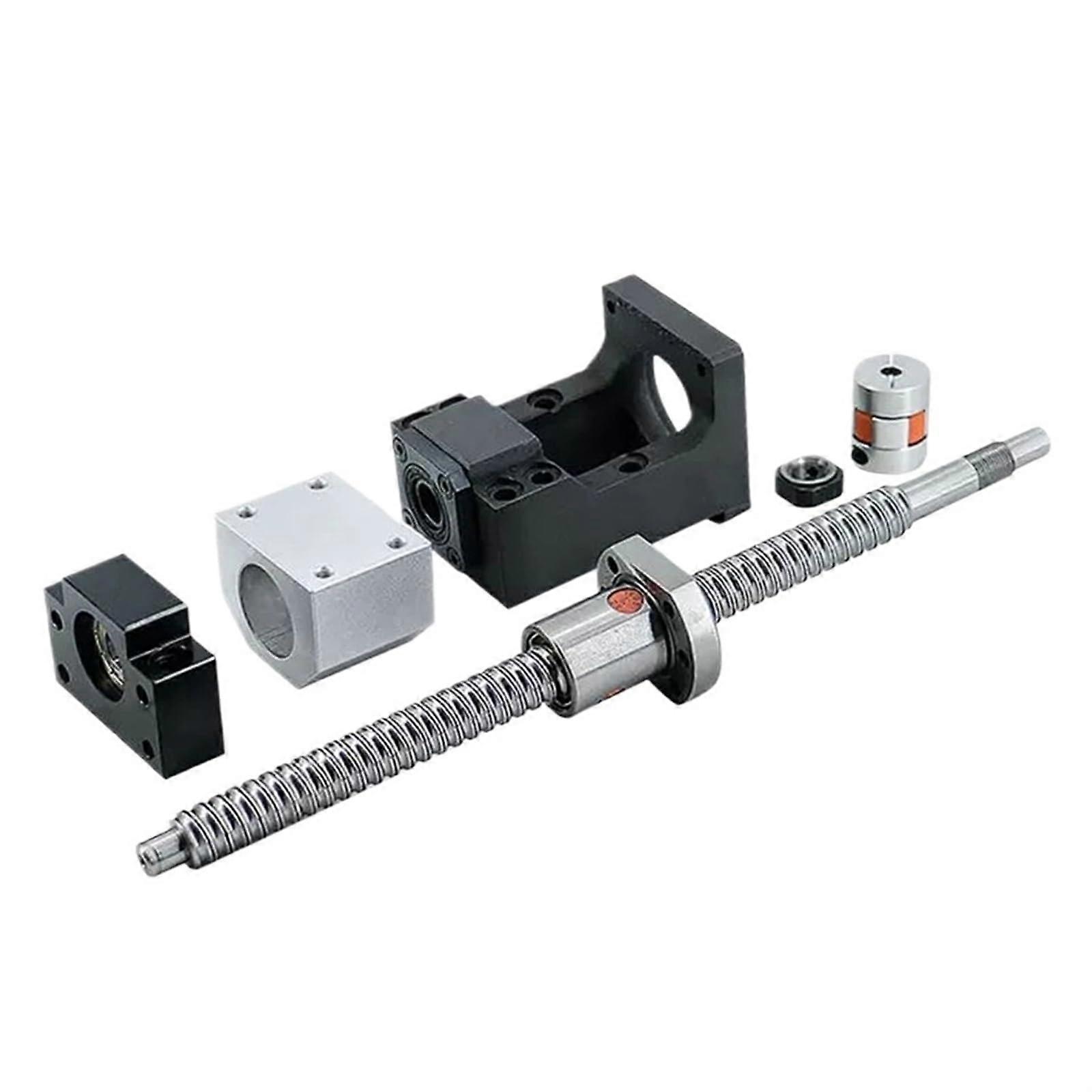 Metal Ball Screw Nut Linear Guide Kit 4Pcs Slider Blocks L10501400mm SFU3210+HGR30+HM25110(1400mm)