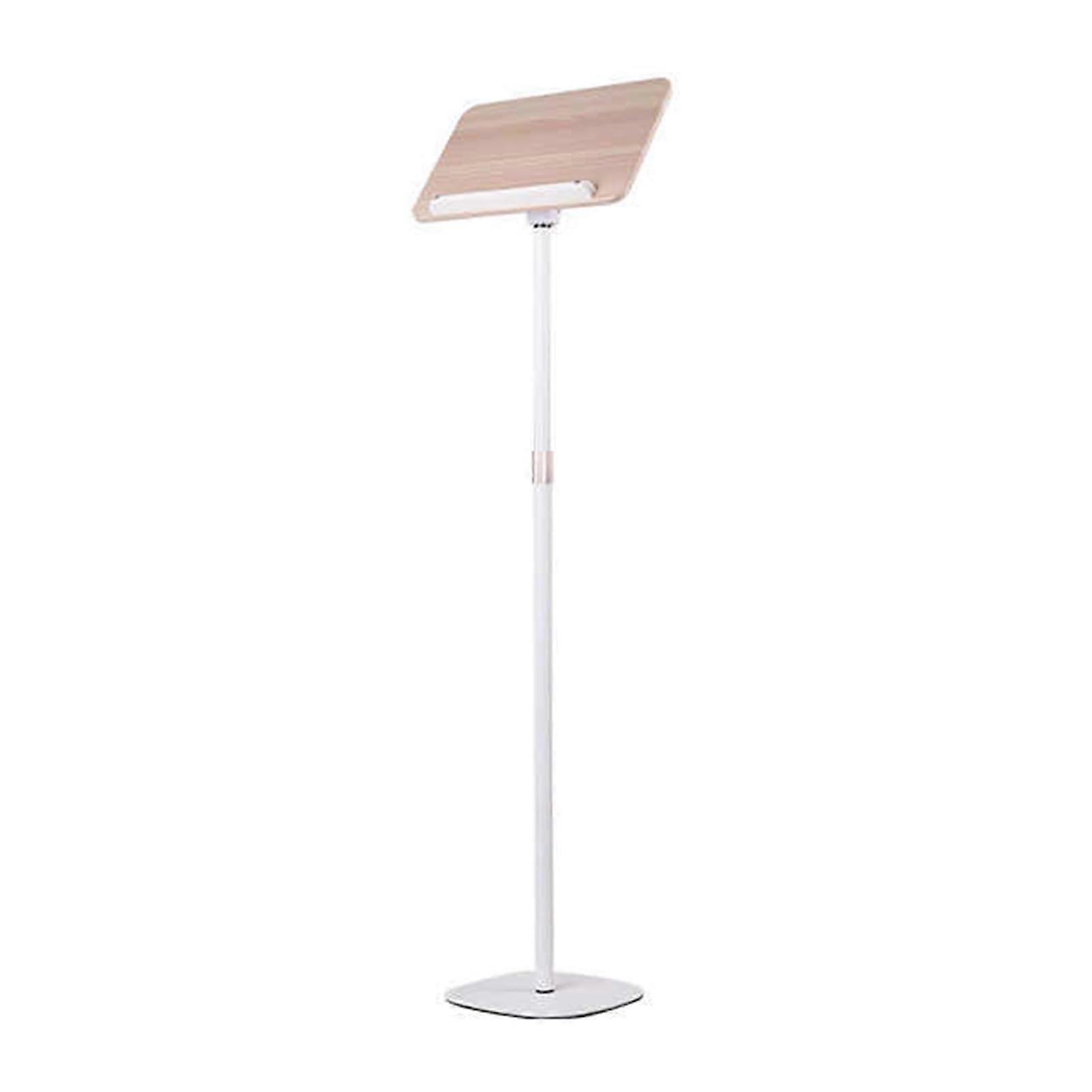Standing Reading Stand With Page Clips Portable Laptop Stand Wooden Desk Podium 180 Degree Rotating Desktop 50130 Cm