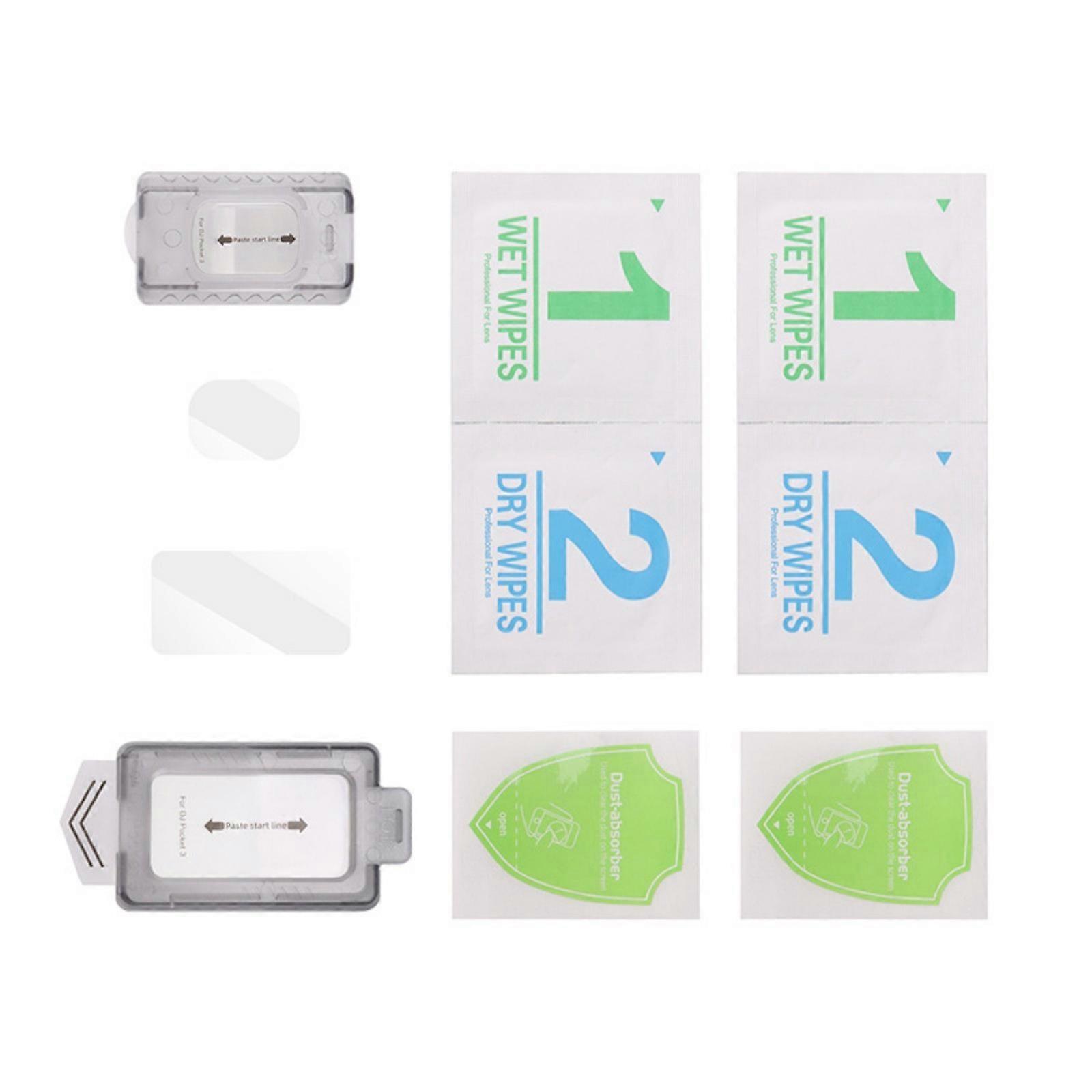 Tempered Glass Protector for Pocket 3 Display 9H Hardness LCD Display Film Replacement For Pocket 3 Screen Protector Multicolor