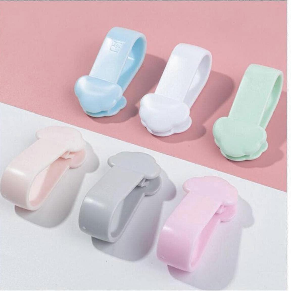 6pcs Duvet Clips Non‑Slip Comforter Holders Blanket Fasteners Sheet Fixers for Bedding (Random Color)