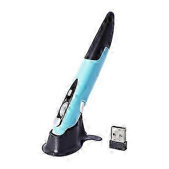 Wireless Mouse Pen, 2.4G Wireless Vertical Ergonomic 2-in-1 Mouse & Presenter with 3-Level CPI Adjustment, 10m Range