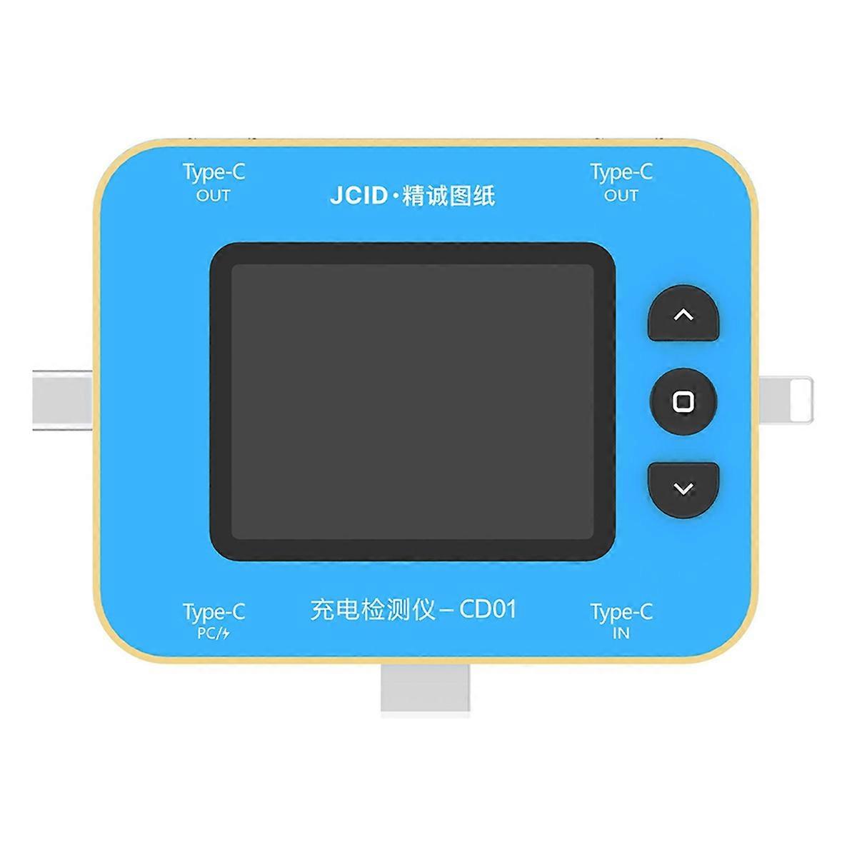 Charging Detector CD01 Use with Intelligent Drawing Faults Diagnosis Type-C Fast Charging Port Tester