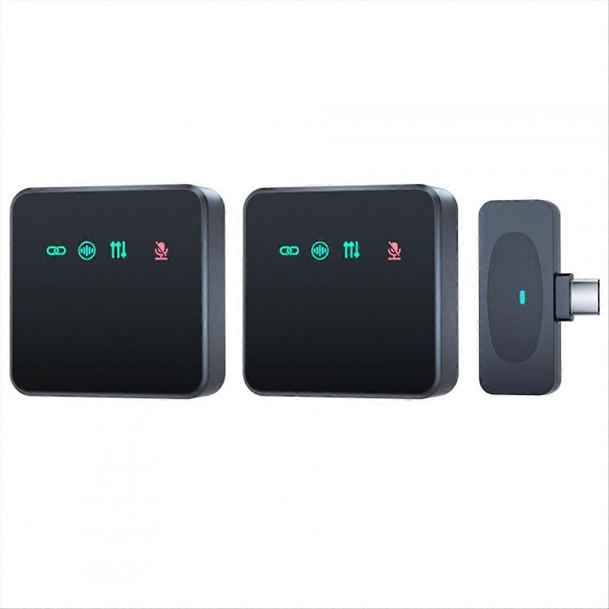 Wireless Lavalier Microphone One to two Type-c with Noise Reduction