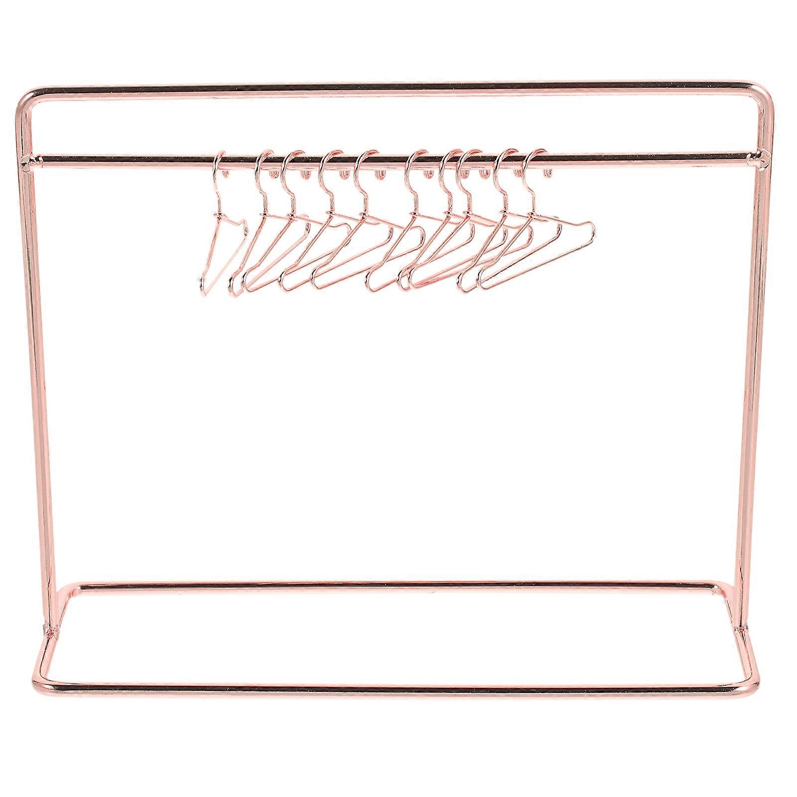 Doll Apparel Clothes Rack Miniature Hanger for Storage 3Sets