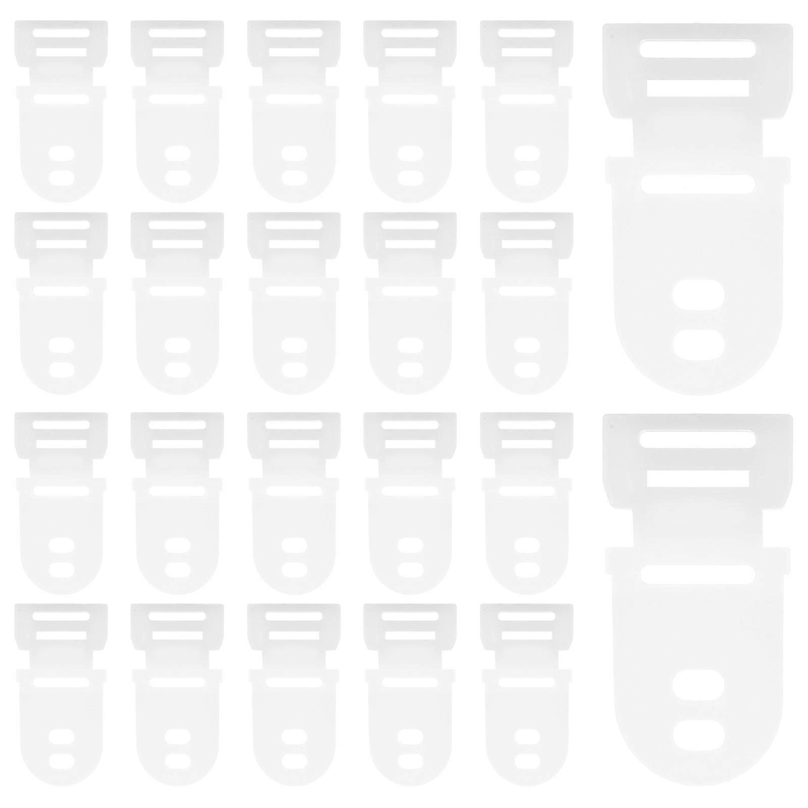 Hard Hat Strap Buckle Replacement Clip for Chin Strap Safety 80Pcs