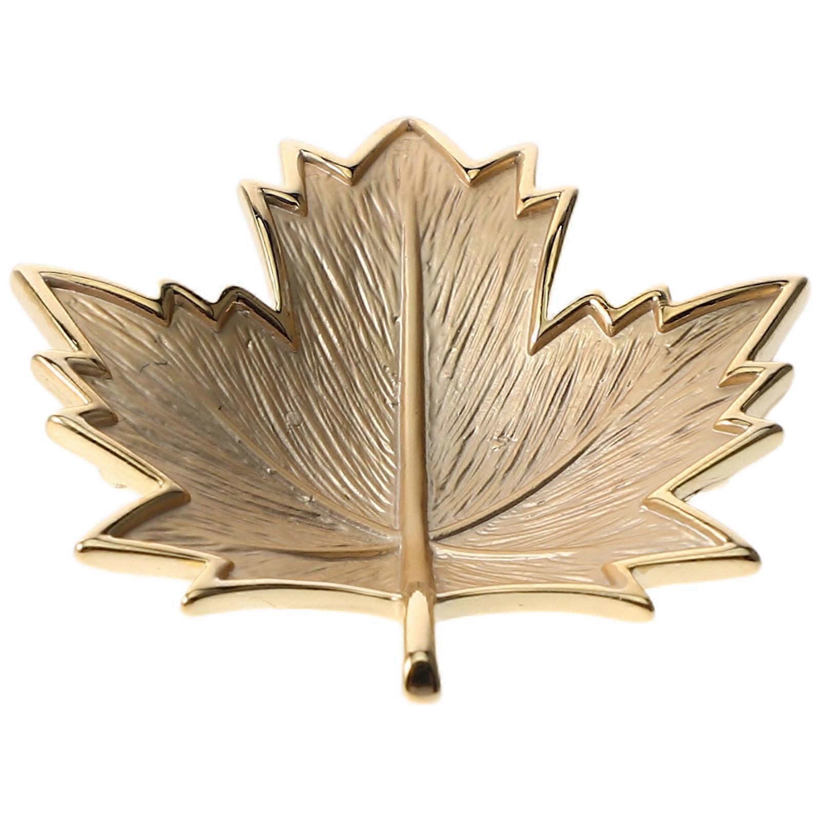 Decorative Maple Leaf Brooch Pin for Fall Outfits