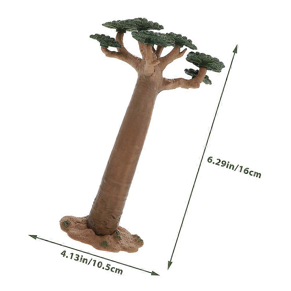 Mini Tree Model Tree Model for Decor Desktop Ornament 10Pcs
