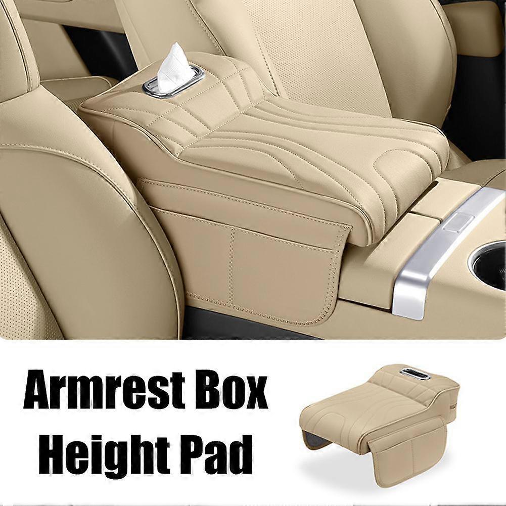 Car Armrest Box Height Increase Pad Leather Protective Cover Storage Bag Multi-Function Storage Box For Haval H9 2rd 2024 2025