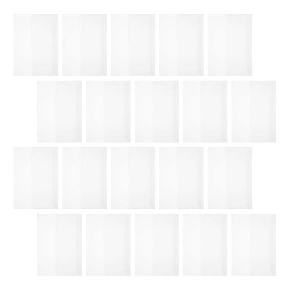 Plastic Book Covers Clear Waterproof Protection for 20Pcs