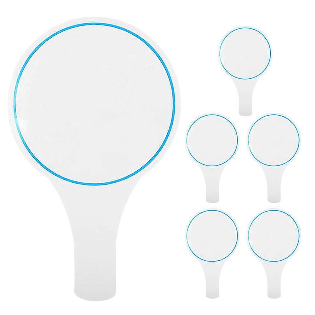 Blue Blank Dry Erase Scoreboard for Classroom Use with 6Pcs Handheld Boards