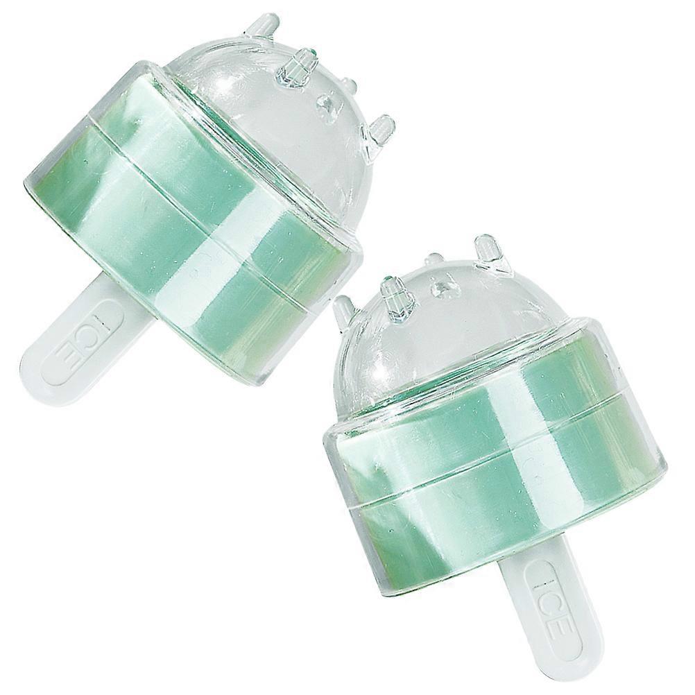 Ice Cube Mold Lollipop Shape DIY Mold 2Pcs for Kitchen Use