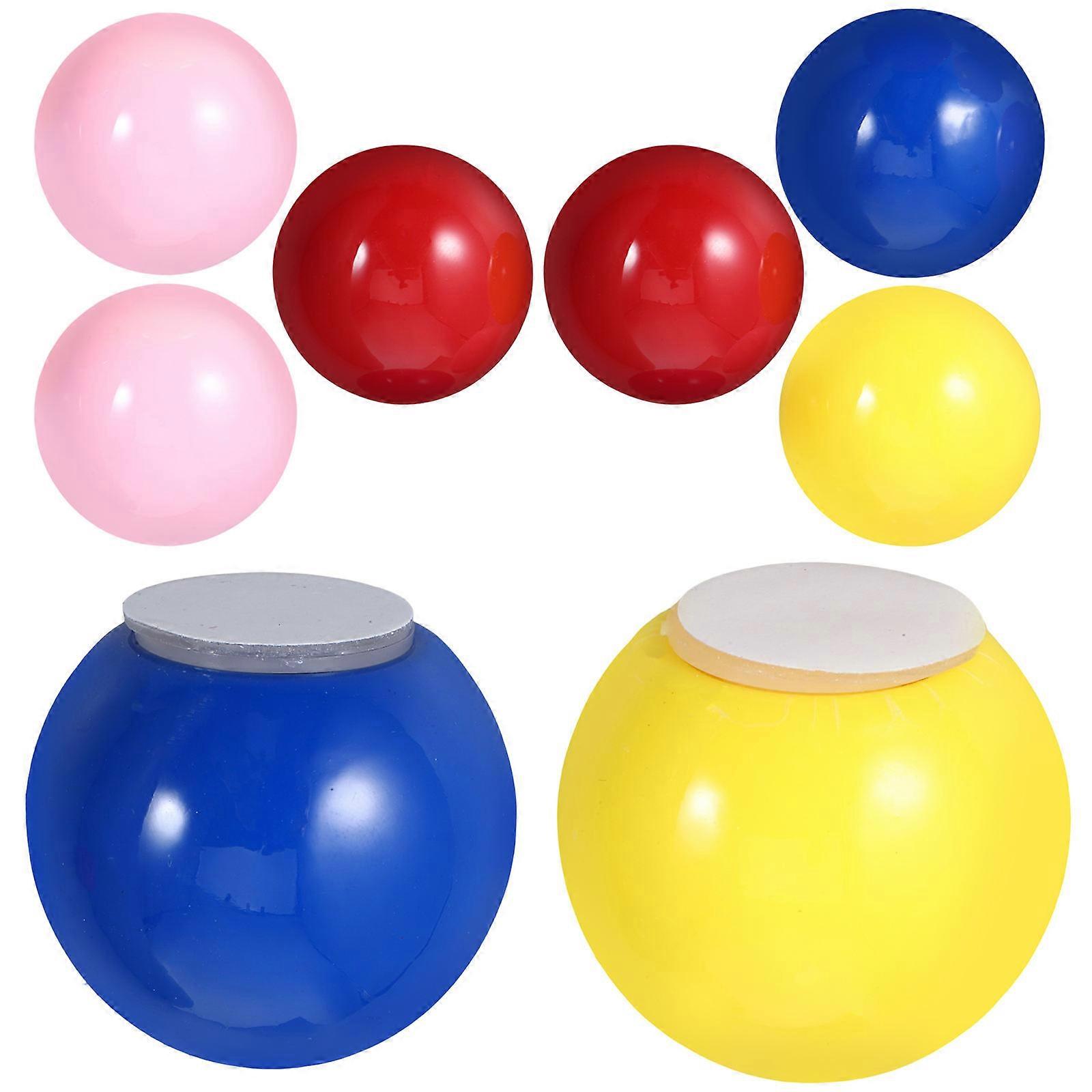 Clown Nose Drawer Pulls for Home Use Durable PP Material Multi Color 8 Pieces Easy Installation