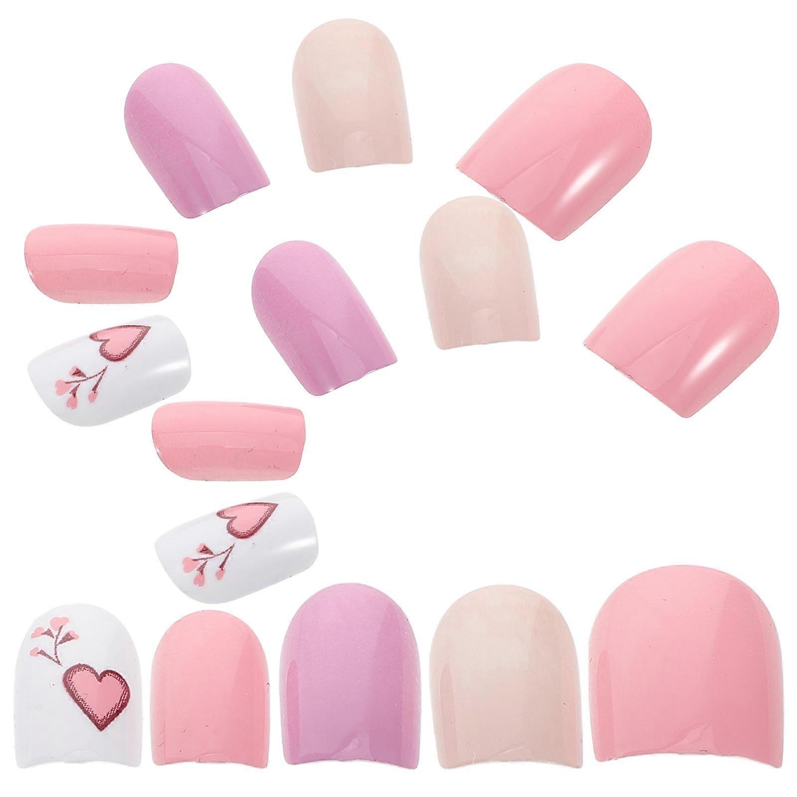 Stylish Press on Nails Artificial Nails for Nail Design 1Set Multi Color