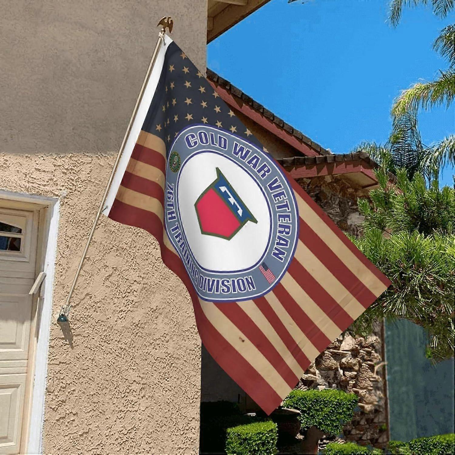 Cold war 76th training division veteran Flag  rq 0488