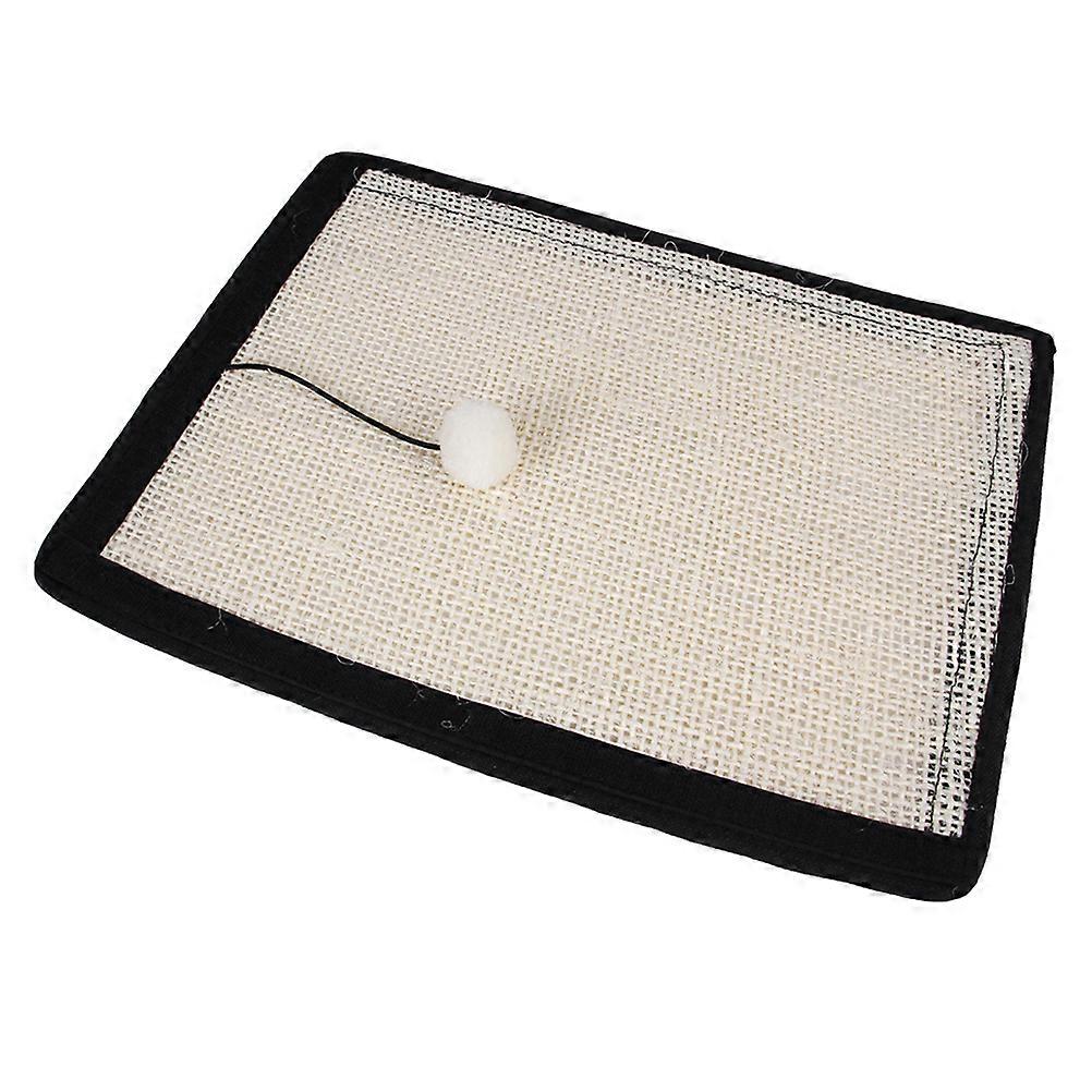 Sisal Scratching Pad Cat Scratcher for Home Use 3Pcs White Durable