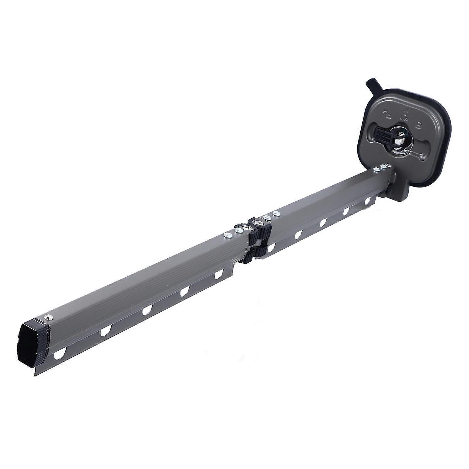 Retractable Clothesline with Powerful Suction Cup, Windproof Holes, Space Saving for Balcony