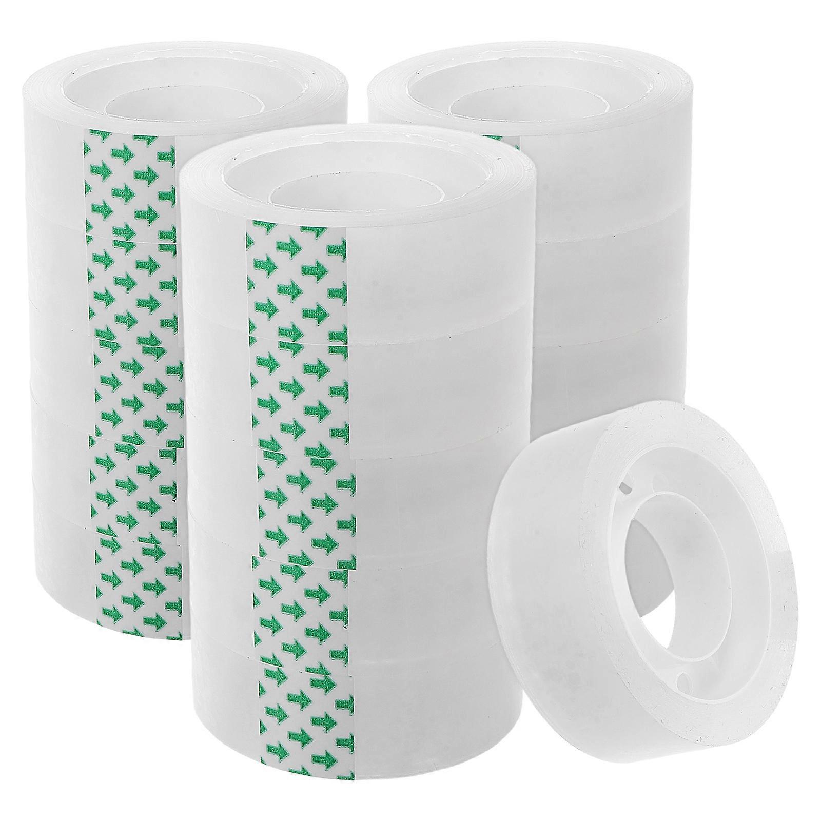 Multiuse Clear Tape Rolls for Office and Home Stationery 48 Rolls