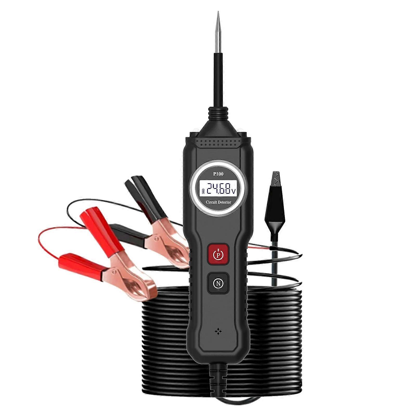 Fast Response Electrical Diagnostic Tool With Voltage And Resistance Testing Up To 2000 Ohms For Car Electrical Systems Multicolor