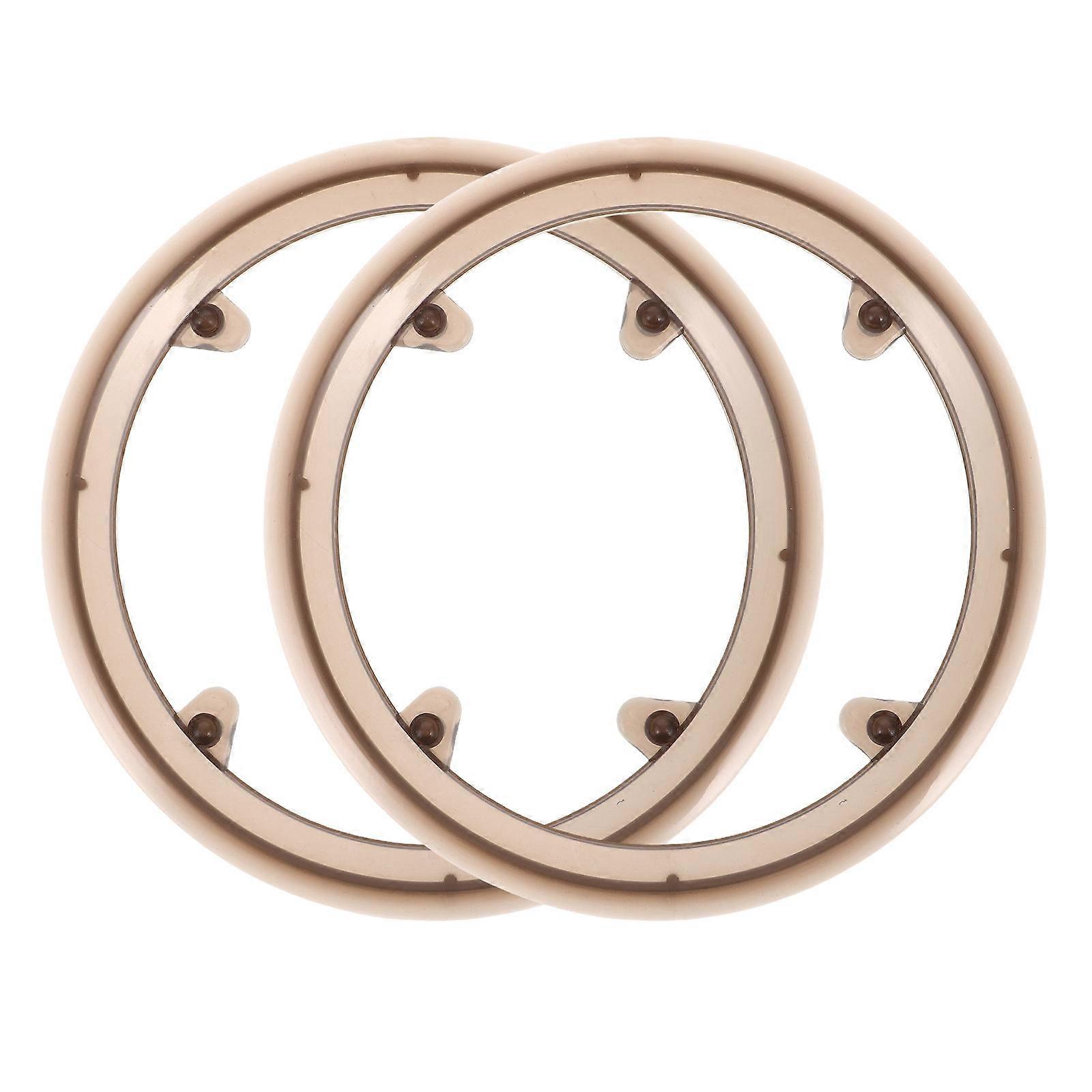 2pcs Bike Chain Guard Plastic Cover for Mountain Bikes Coffee Color Essential Protection