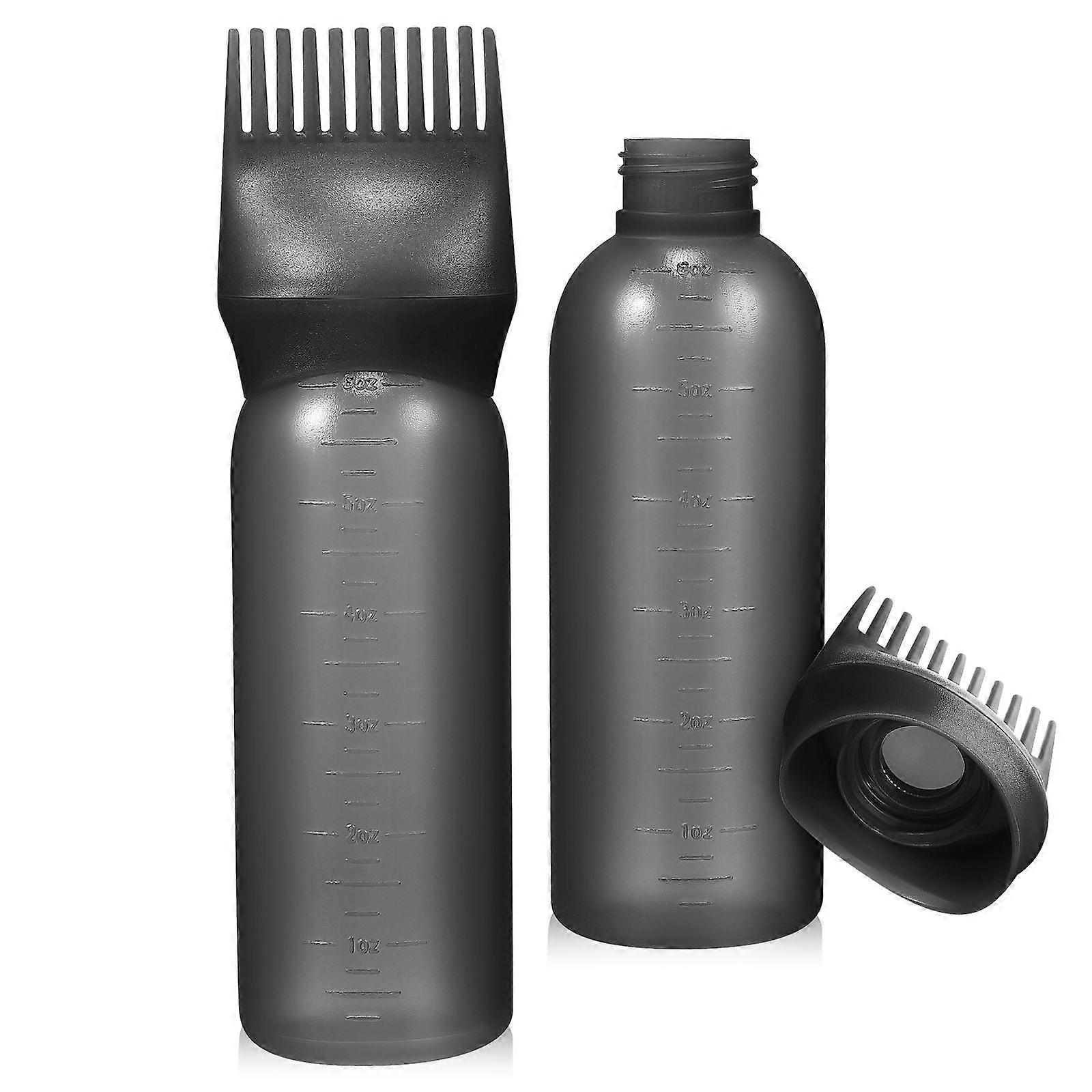 Hair Dye Comb Bottles for Effective Dye Application 2Pcs Set
