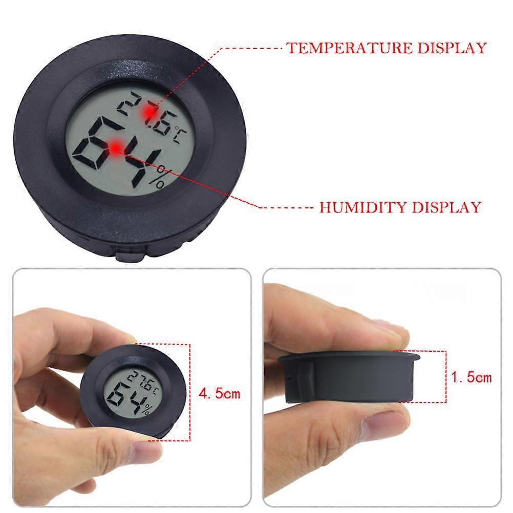 Reptile Pet Temperature Meter Digital Hygrometer 5Pcs for Home Use