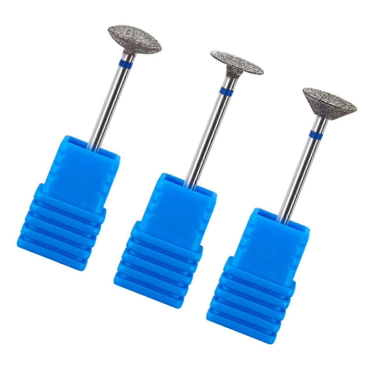 3pcs Nail Drill Bits Manicure Drill Bits for Acrylic Nails Cuticle Care and Precise Shaping