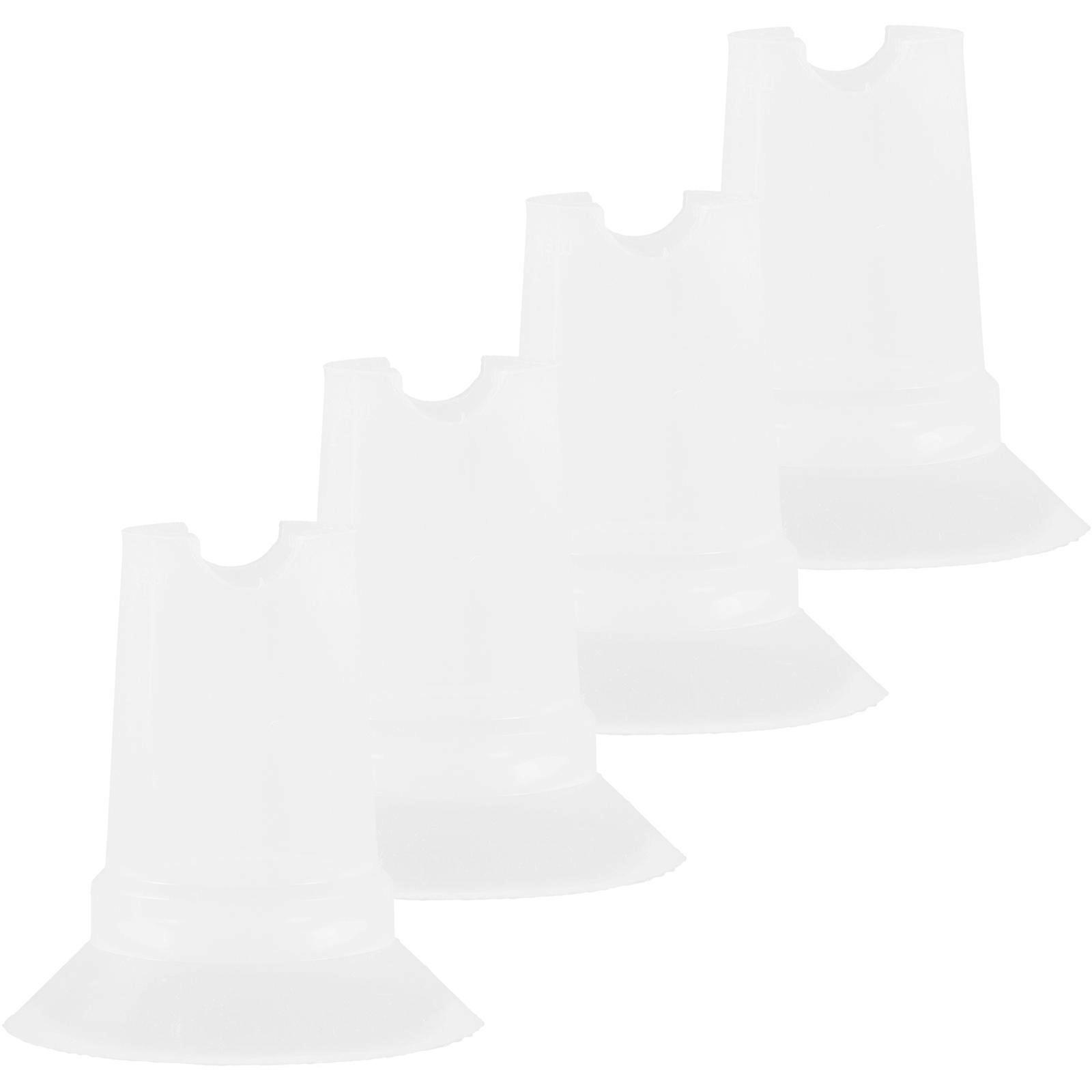 Breast Pump Silicone Pad for Replace 4Pcs Transparent Silicone Pump Cushion