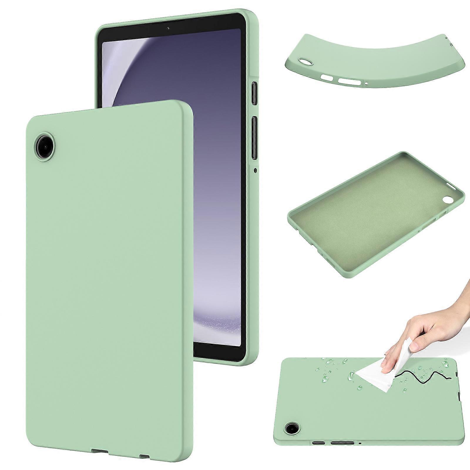 For Samsung Galaxy Tab A11 Case Liquid Silicone Anti-Scratch Tablet Cover