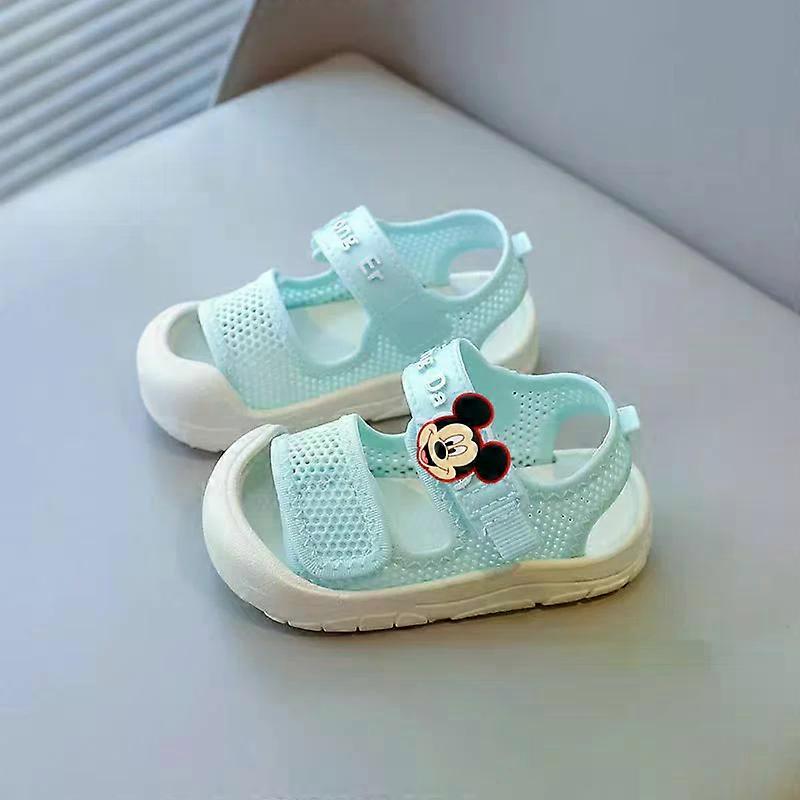 Disney Mickey Mouse boy girl Home Outdoor Summer Baby Beach Shoes Kids Sandals Soft-Sole children minnie Toddler Shoes
