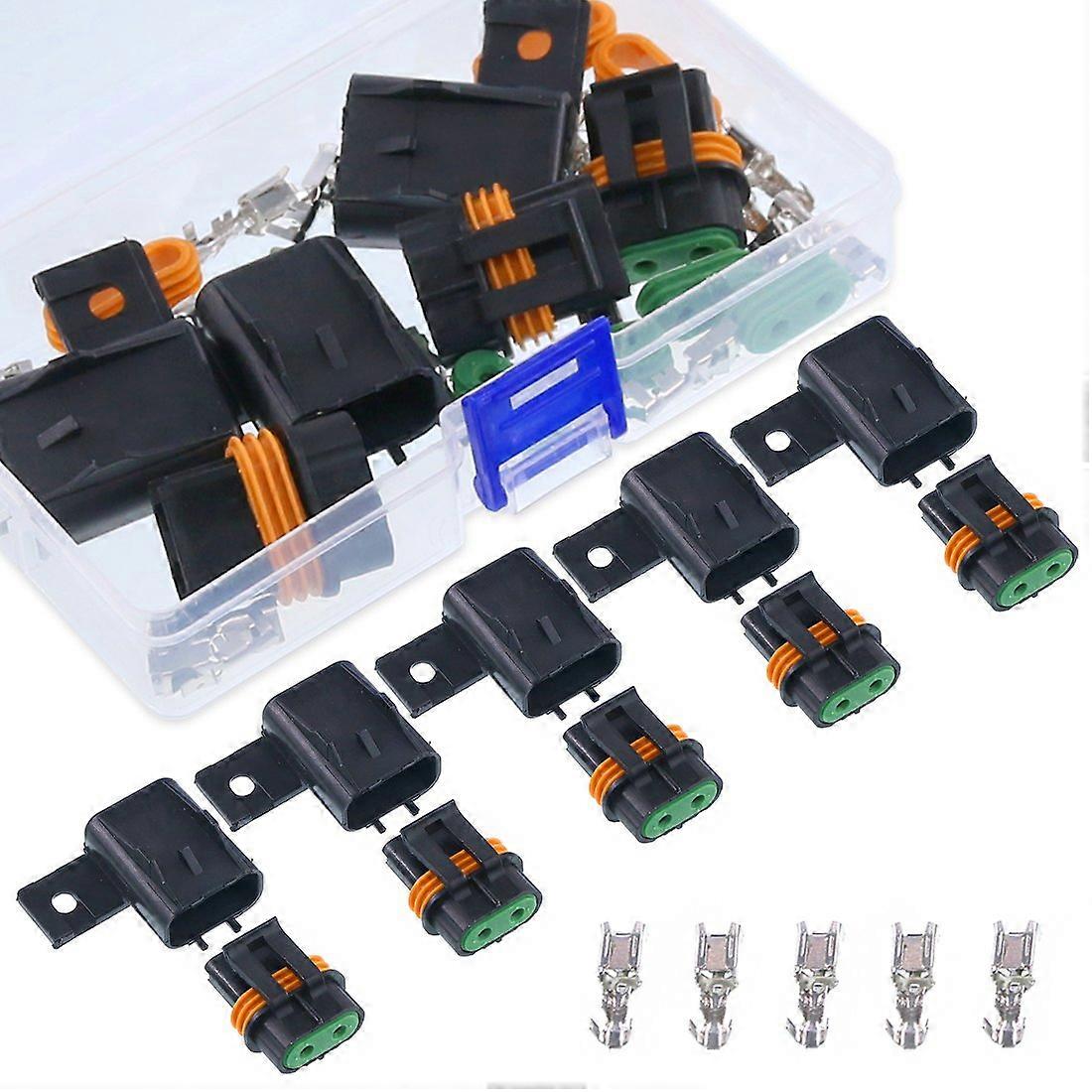 5 Pack Waterproof ATO ATC Fuse Holder Kit Inline 1210 Gauge  Temp Wire Splicing