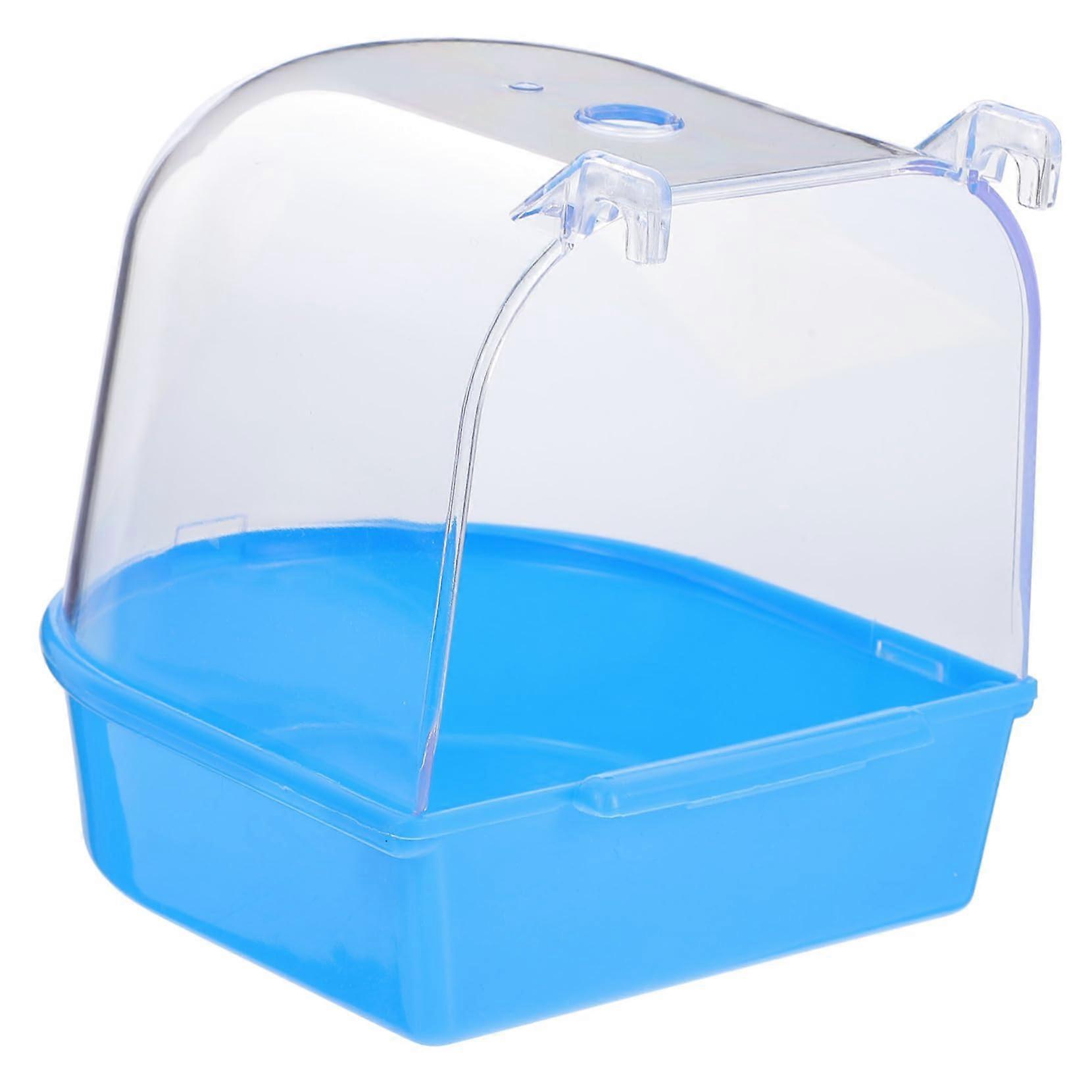 Bird Cage Bath for Small Parrots EcoFriendly Plastic Bathtub Easy Cage Installation